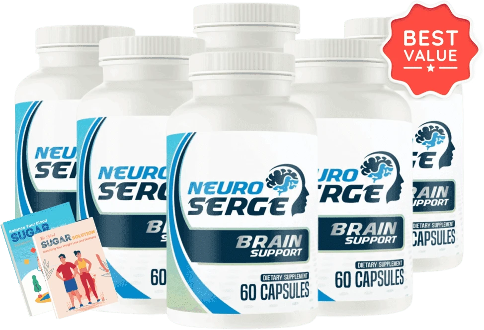 Neuro Serge 6 bottles best value with 2 free bonuses